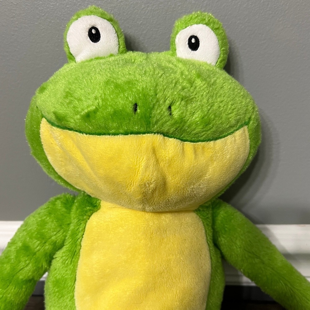 Kohl's Cares Down By The Cool of The Pool Frog Plush Green Stuffed Animal 14"